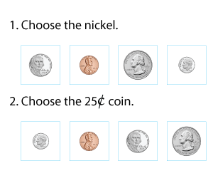 Recognizing Names and Values of Coins