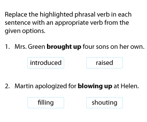 Replacing Phrasal Verbs with Regular Verbs