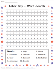 Word Search | Occupations