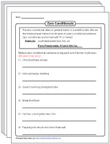 Conditional Mood Verbs Worksheets