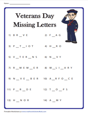 Vocabulary | Missing letters