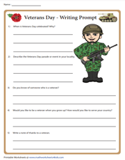Veterans Day | Writing Prompt